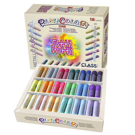 Lot de 144 sticks Tutti Frutti One PLAYCOLOR Metallic/Fluo/Pastel