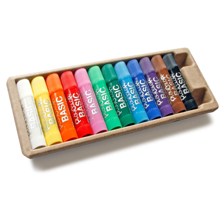 2 packs de 12 Couleurs Playcolor Basic One Gouache Solide + 1 Offert